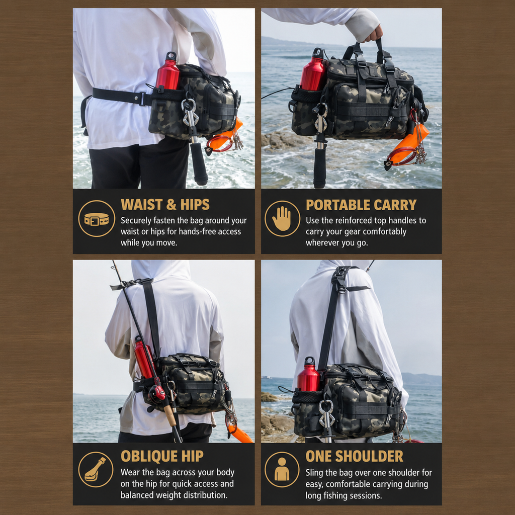 Fishing Tackle Shoulder Bag
