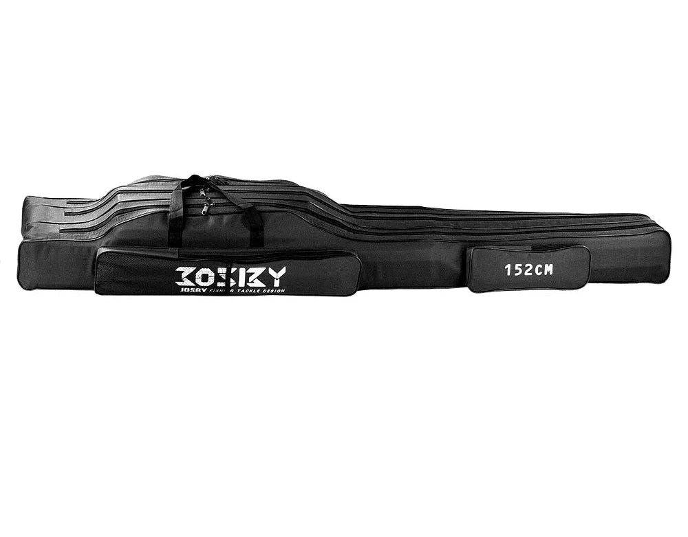 Fishing Rod & Tackle Carry Bag – Multi-Layer Storage