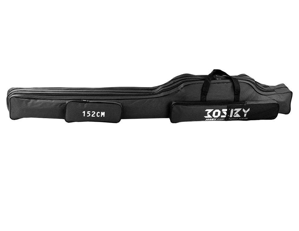 Fishing Rod & Tackle Carry Bag – Multi-Layer Storage