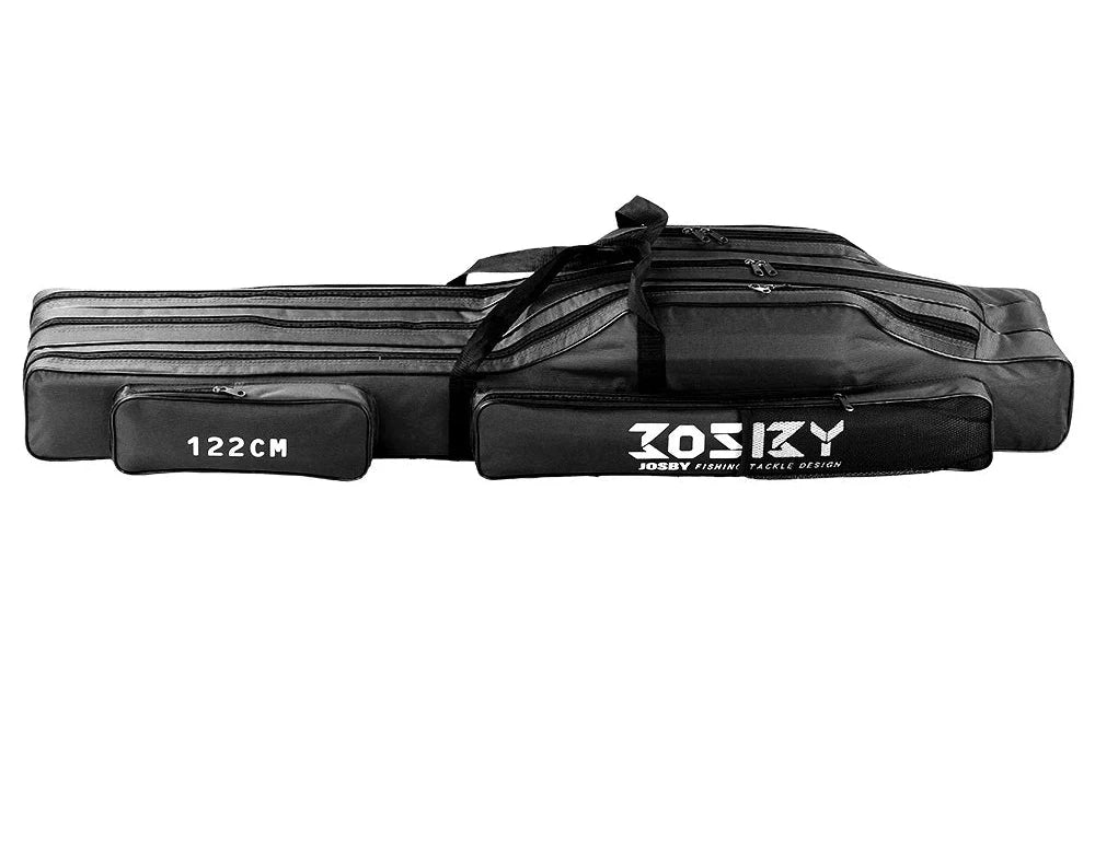 Fishing Rod & Tackle Carry Bag – Multi-Layer Storage