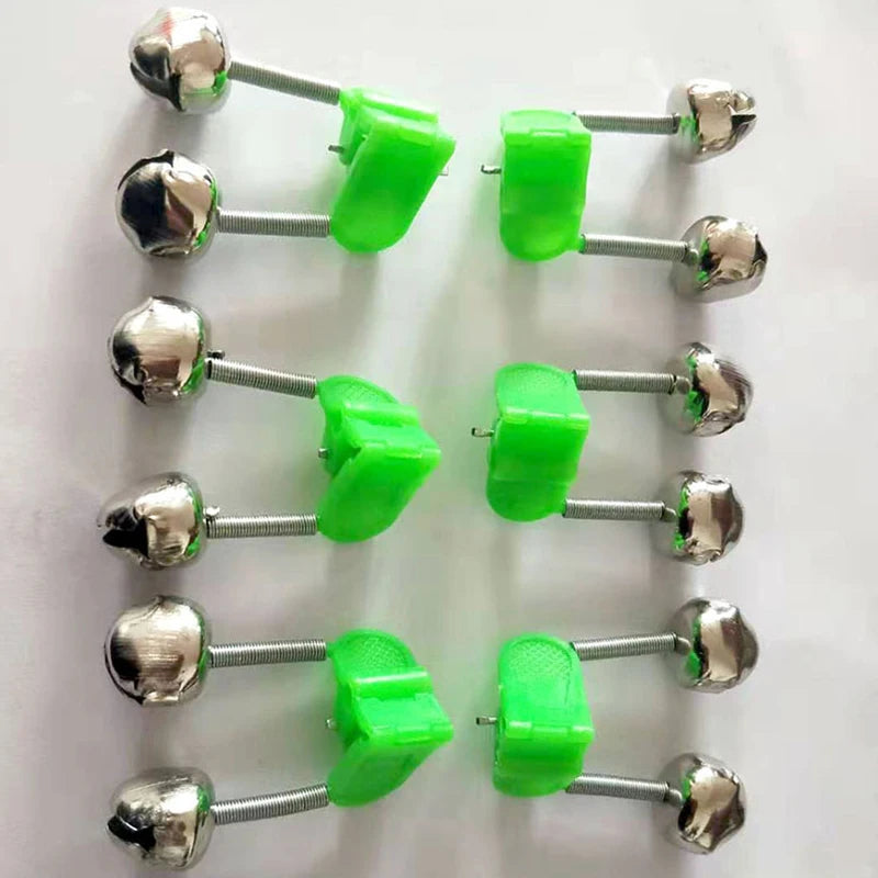 Clip-On Bite Alarms — Double-Ring Design, Pack of 10