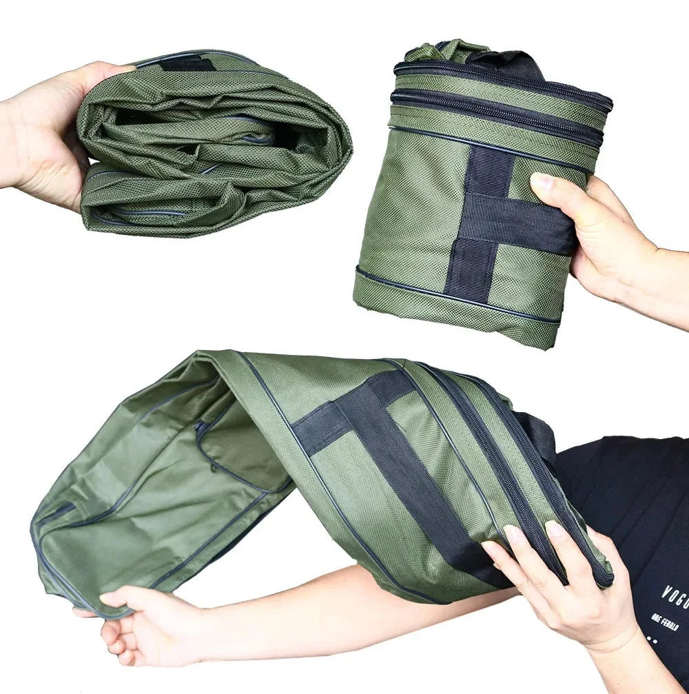 Fishing Rod & Tackle Carry Bag – Multi-Layer Storage