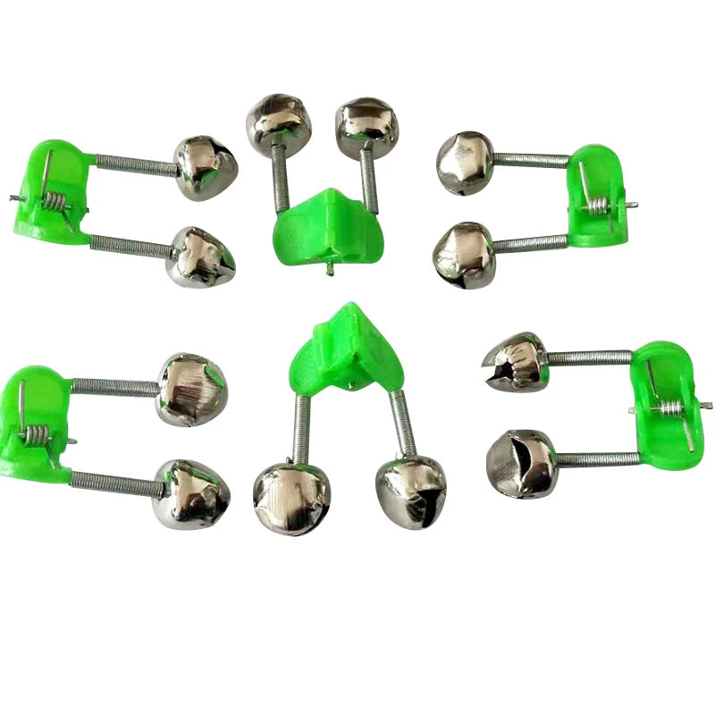 Clip-On Bite Alarms — Double-Ring Design, Pack of 10